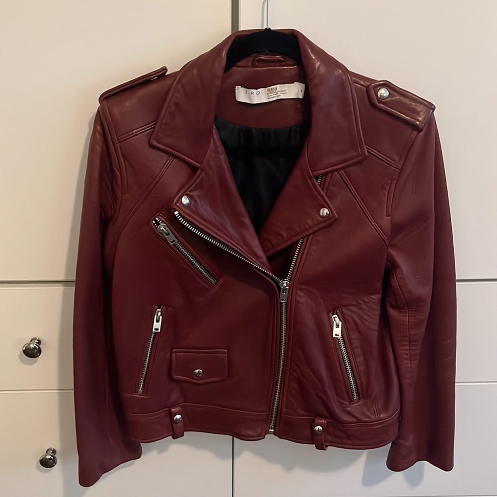 Iro Paris Leather Ebeyna Moto Jacket